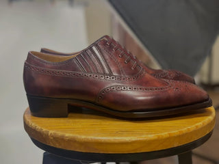 MIKE FIDDLEBACK | BROWN WINGTIP OXFORDS
