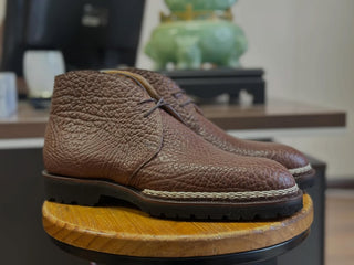 TILER - RED BROWN CHUKKA BOOTS