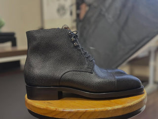 COLE FIDDLEBACK | BLACK DERBY BOOTS