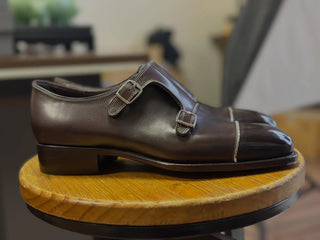 FORTIS 14 - COFFEE BROWN DOUBLE MONK STRAP
