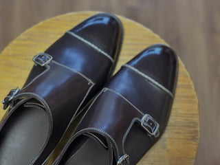 FORTIS 14 - COFFEE BROWN DOUBLE MONK STRAP
