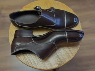 FORTIS 14 - COFFEE BROWN DOUBLE MONK STRAP