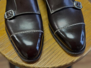 FORTIS 14 - COFFEE BROWN DOUBLE MONK STRAP
