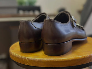 FORTIS 14 - COFFEE BROWN DOUBLE MONK STRAP