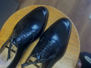 MONARCH 11 - BLACK CLASSIC LEATHER OXFORDS