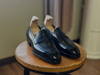 NICK - BLACK PENNY LOAFER