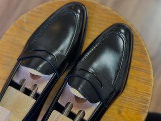 NICK - BLACK PENNY LOAFER