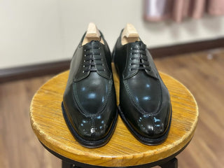 ASHTON - BLACK LEATHER SPLIT TOE DERBY