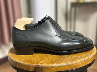 ASHTON - BLACK LEATHER SPLIT TOE DERBY