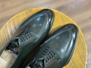 ASHTON - BLACK LEATHER SPLIT TOE DERBY