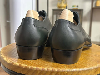 ASHTON - BLACK LEATHER SPLIT TOE DERBY