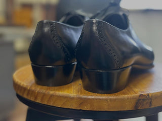 PETER FIDDLEBACK | BLACK V CAPTOE OXFORDS