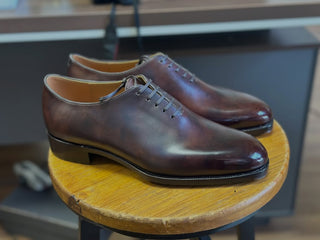 LEGACY 10 - BROWN PATINA WHOLE CUT OXFORDS