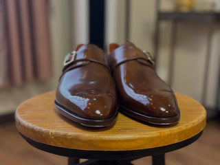 CHAD FIDDLEBACK | GOLD BROWN SINGLE MONK