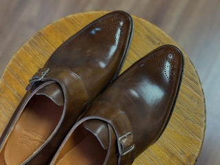 CHAD FIDDLEBACK | GOLD BROWN SINGLE MONK