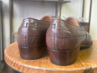 MARCIUS FIDDLEBACK | BROWN LEATHER PENNY LOAFER