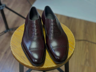 XOLO FIDDLEBACK | BURGUNDY LAZYMAN OXFORDS