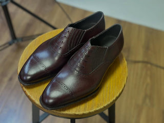XOLO FIDDLEBACK | BURGUNDY LAZYMAN OXFORDS