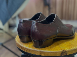 XOLO FIDDLEBACK | BURGUNDY LAZYMAN OXFORDS