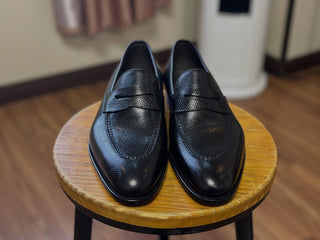 DUSTIN - BLACK PENNY LOAFER