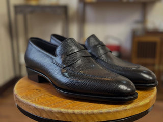 DUSTIN - BLACK PENNY LOAFER