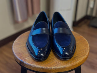 BRYAN FIDDLEBACK | BLACK LEATHER PENNY LOAFER