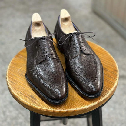 REGAL II - COFFEE BROWN SPLIT TOE DERBY LACEUP