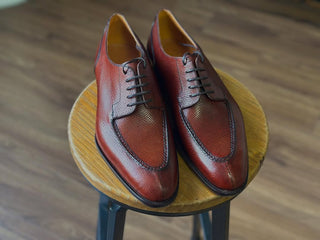 GRANT FIDDLEBACK | TAN BROWN SPLIT TOE DERBY