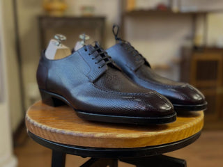 HAYDEN - BLACK LEATHER SPLIT TOE DERBY