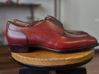 GRANT - TAN LEATHER SPLIT TOE DERBY