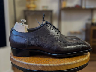 HAYDEN - BLACK LEATHER SPLIT TOE DERBY