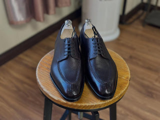 HAYDEN FIDDLEBACK | BLACK SPLIT TOE DERBY