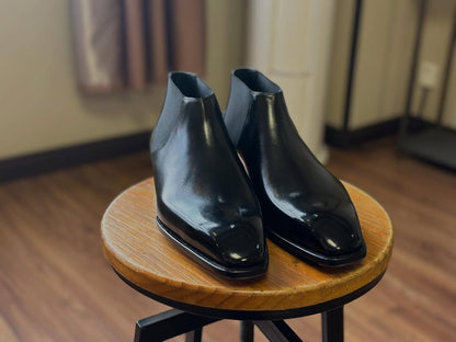 Aidan - BLACK ANKLE BOOTS