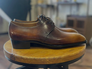 MATTHEW FIDDLEBACK | YELLOW BROWN LEATHER DERBY