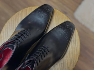 COTTER FIDDLEBACK | BLACK WHOLE CUT BOOTS