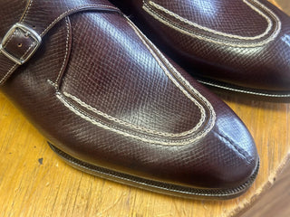 NOBLE 13 - BROWN STICHING SINGLE MONK STRAP