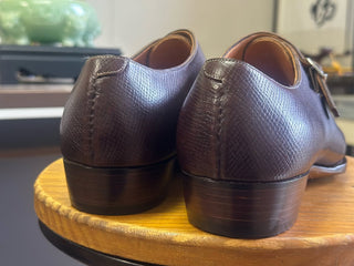 NOBLE 13 - BROWN STICHING SINGLE MONK STRAP