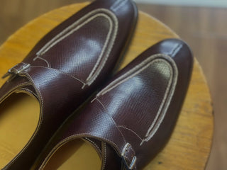 NOBLE 13 - BROWN STICHING SINGLE MONK STRAP