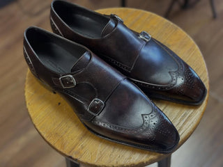 JACOB - DARK BROWN DOUBLE MONKS