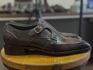 JACOB - DARK BROWN DOUBLE MONKS