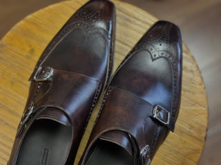 JACOB - DARK BROWN DOUBLE MONKS