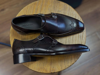 JACOB - DARK BROWN DOUBLE MONKS