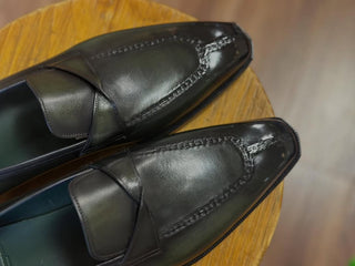 JEFFREY FIDDLEBACK | DEEP GREEN PENNY LOAFER