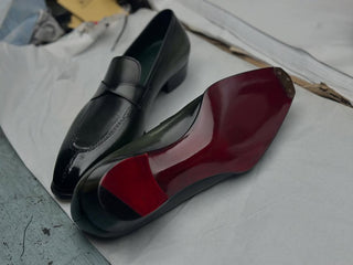 JEFFREY FIDDLEBACK | DEEP GREEN PENNY LOAFER
