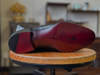 CODY FIDDLEBACK | BLACK CAP TOE LACEUPS