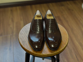 ANDY FIDDLEBACK | BROWN LEATHER LACEUPS