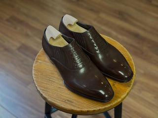 ANDY FIDDLEBACK | BROWN LEATHER LACEUPS