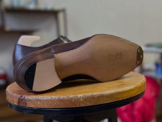 ANDY FIDDLEBACK | BROWN LEATHER LACEUPS