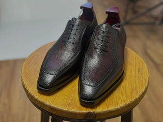 DANIEL FIDDLEBACK | BURGUNDY LEATHER LACE UPS