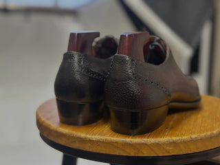 DANIEL FIDDLEBACK | BURGUNDY LEATHER LACE UPS